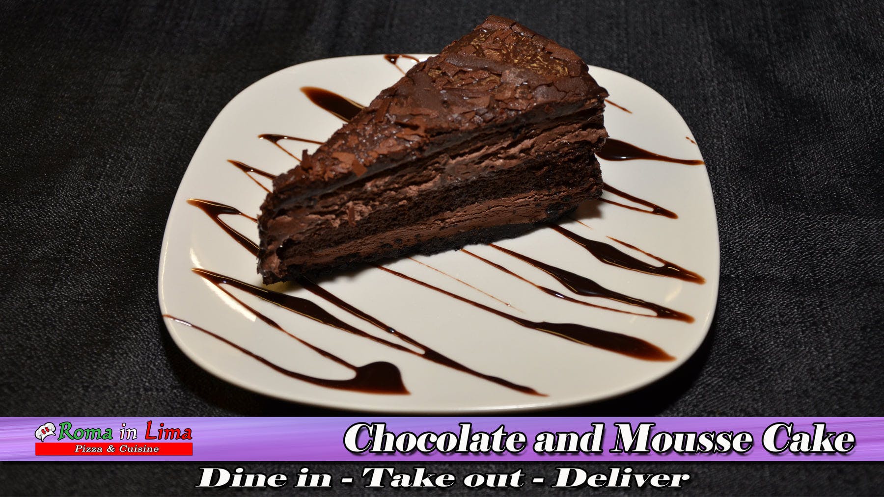 Order Chocolate Mousse Cake - Dessert food online from Roma In Lima Pizza & Cuisine store, Immokalee on bringmethat.com
