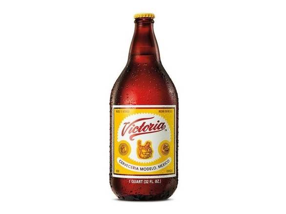 Order Victoria Amber Lager Mexican Beer - 32oz Bottle food online from Roseville Liquors & Wines store, NEWARK on bringmethat.com