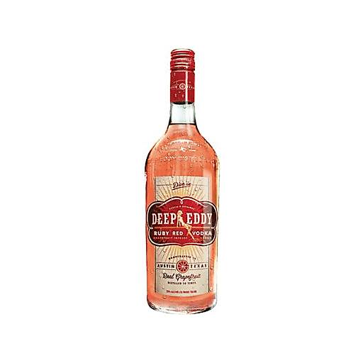 Order Deep Eddy Vodka Ruby Red 750ml (750 ML) 103091 food online from BevMo! store, Paso Robles on bringmethat.com