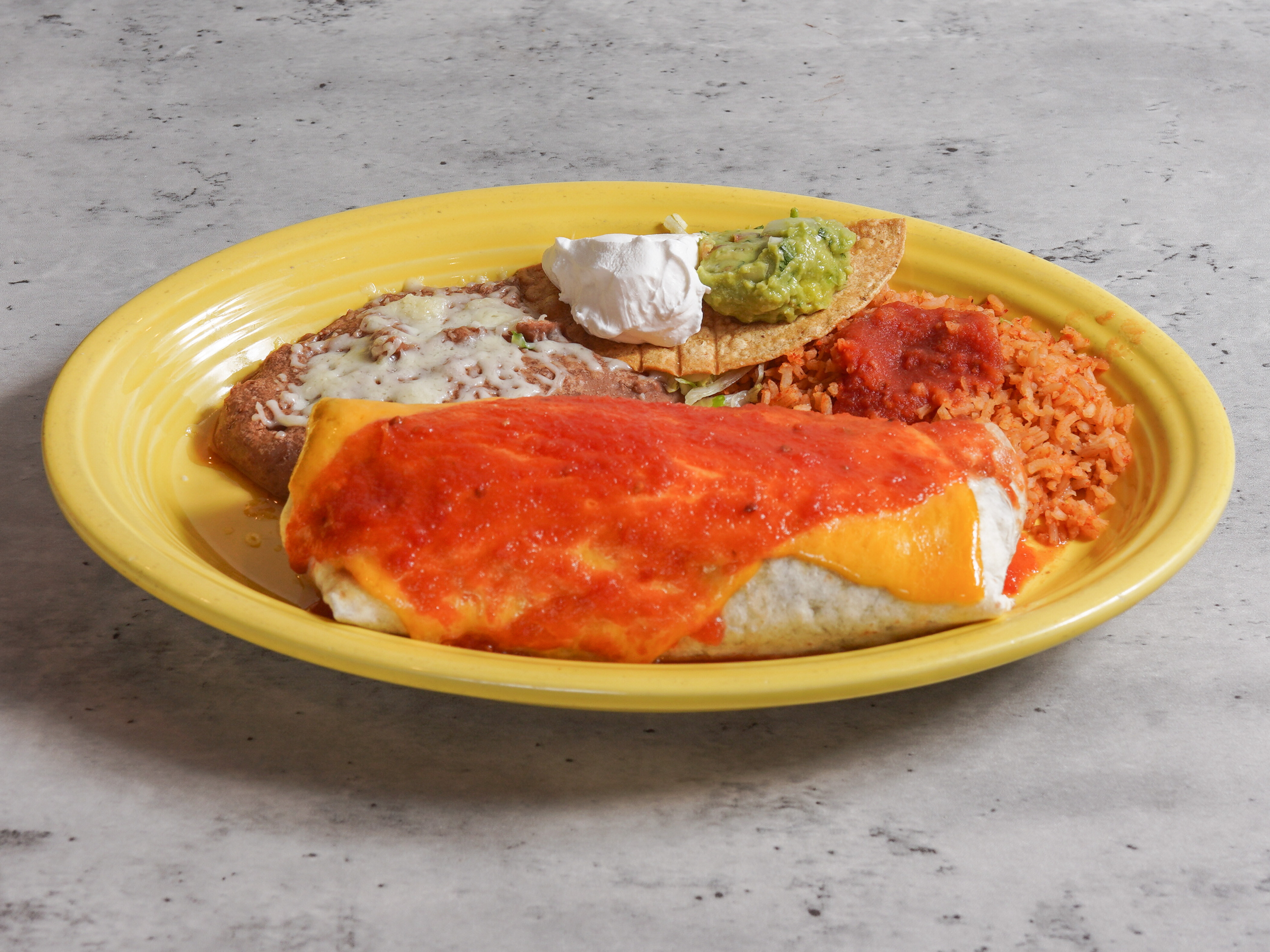 Order Carnitas Burrito Dinner food online from Pepe's Mexican Restaurant store, Matteson on bringmethat.com