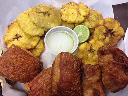 Order Chicharon Y Tostones food online from The Latin Pig store, Plano on bringmethat.com