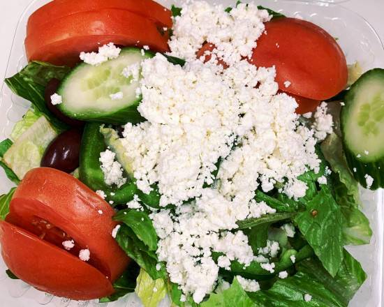 Order Greek Salad food online from Amore Pizza store, Stoneham on bringmethat.com