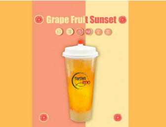 Order BT07. Grapefruit Sunset food online from Sushitoo Express store, Gibsonia on bringmethat.com