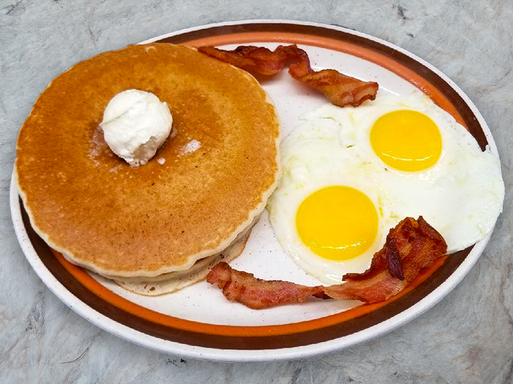 Order 2 Eggs Breakfast Special food online from Louis Place Burgers store, Long Beach on bringmethat.com
