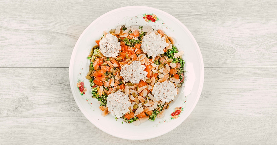 Order Lebanese Salad food online from La Creme Cafe store, Los Angeles on bringmethat.com