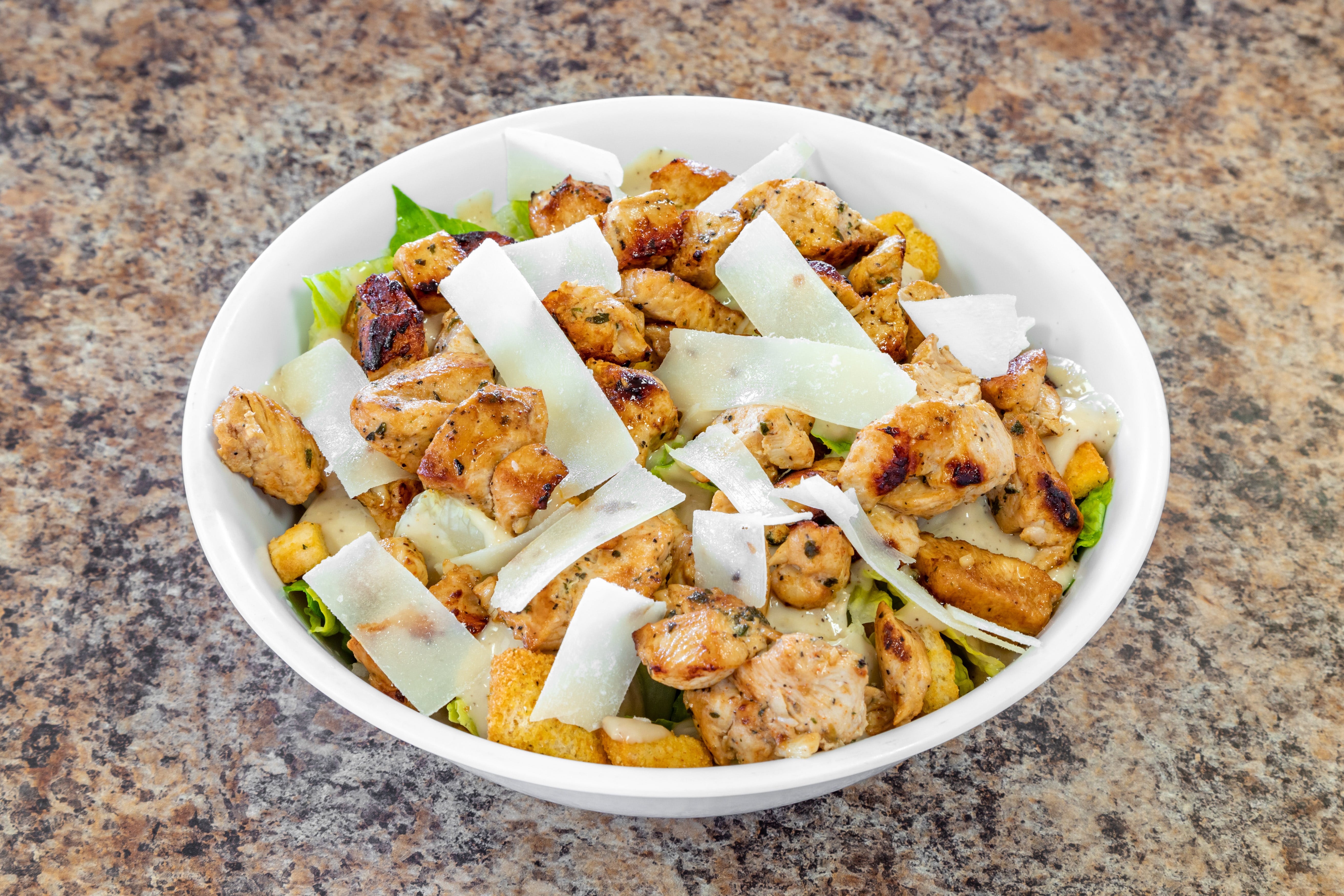 Order Chicken Caesar Salad - Small food online from Argentos Pizza store, Buckeye on bringmethat.com