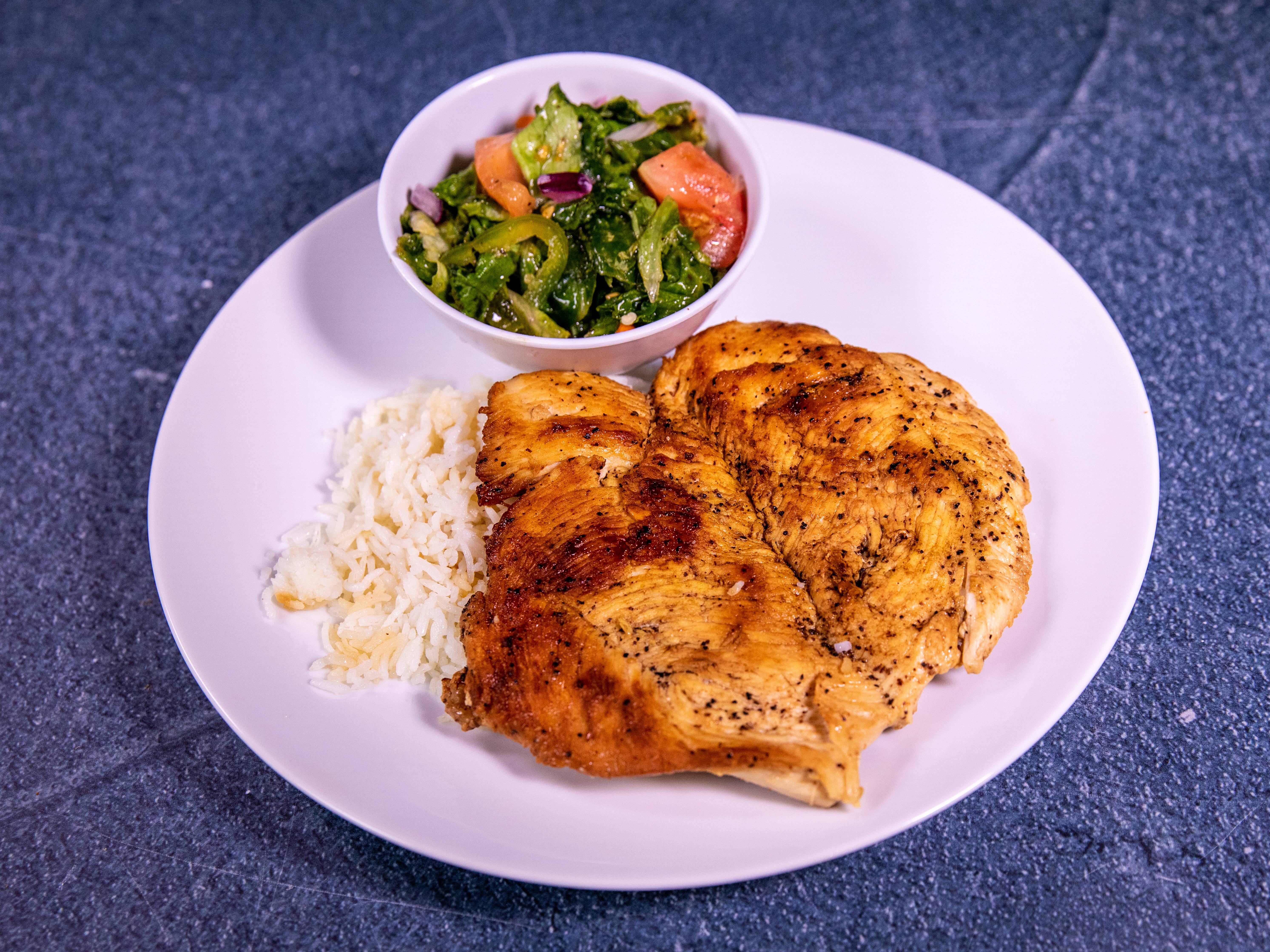Order Grilled Chicken Breast food online from Blue Nile Ethiopian Restaurant store, Houston on bringmethat.com