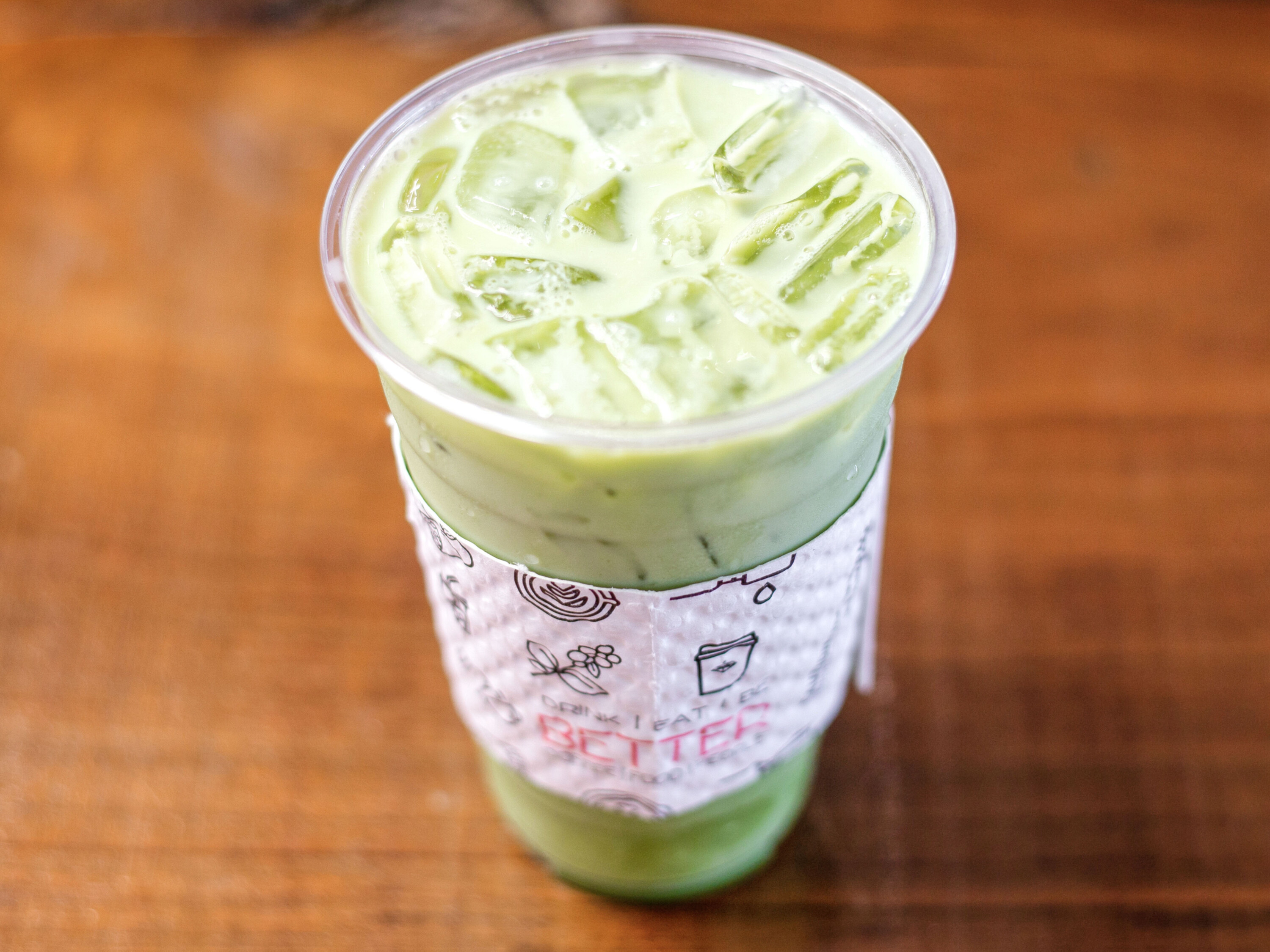 Order Iced Matcha Latte food online from 392caffe store, Davenport on bringmethat.com