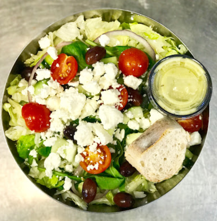 Order Greek Salad food online from Petey Pasta store, St. Charles on bringmethat.com
