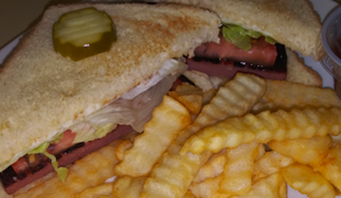 Order Fried Bologna Sandwich food online from Amber Restaurant store, Knoxville on bringmethat.com