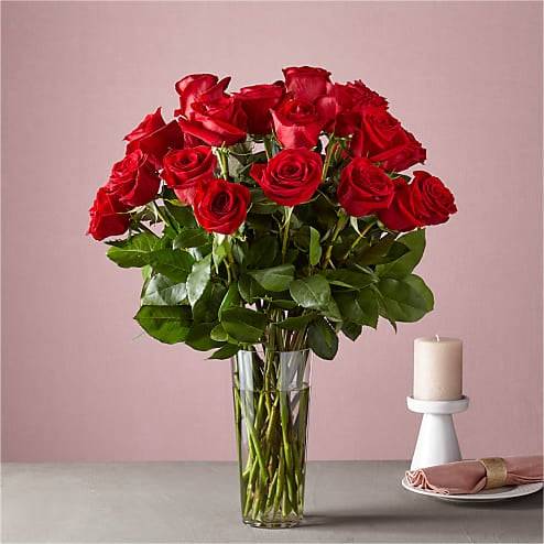 Order 24 Long Stem Red Roses food online from Pro Flowers store, EL MONTE on bringmethat.com