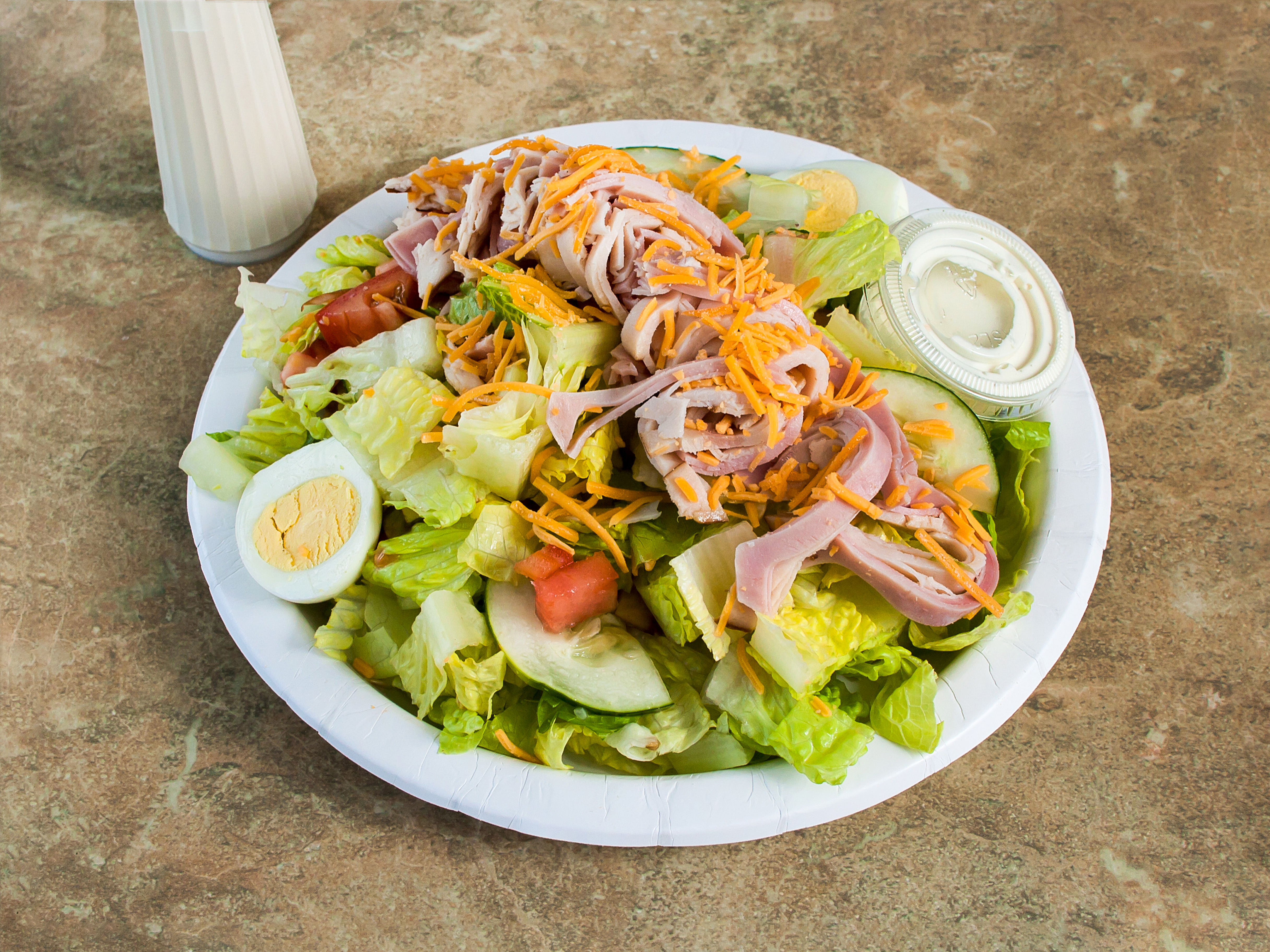 Order Chef Salad food online from Barrs Street Eats store, Jacksonville on bringmethat.com