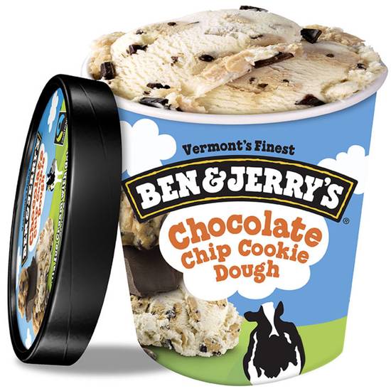 Order Ben & Jerry’s Chocolate Chip Cookie Dough Ice Cream Pint food online from Papa Gino's store, Weymouth on bringmethat.com