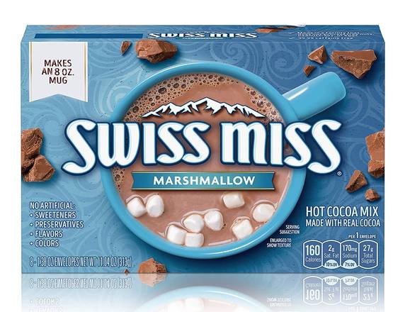 Order Swiss Miss Marshmallow Chocolate  (8 ct) food online from Ctown Supermarkets store, Uniondale on bringmethat.com