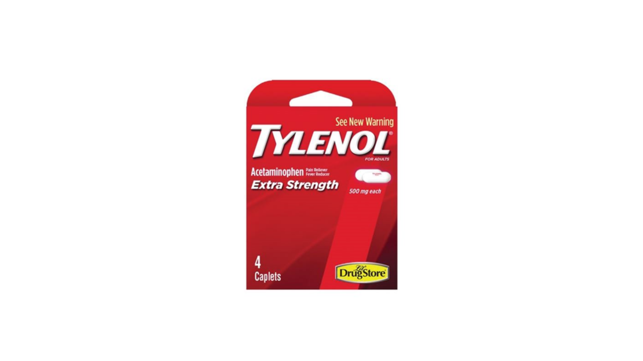 Order Tylenol Extra Strength 4 Caps food online from Cafe Verdi Rebel store, Las Vegas on bringmethat.com