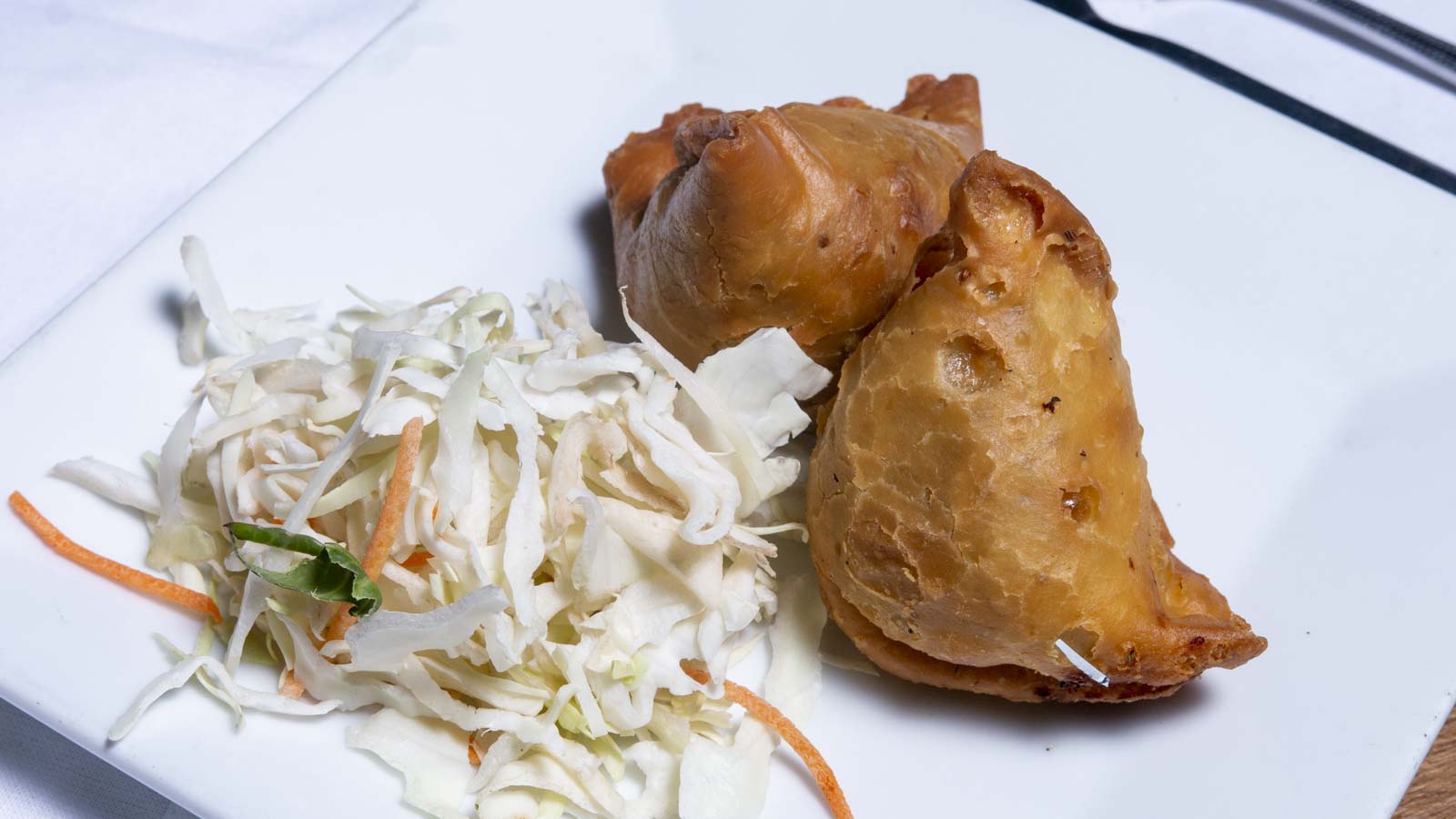 Order Veg Samosa (2 Pc) food online from Hyderabad House store, Indianapolis on bringmethat.com
