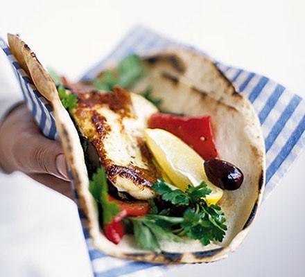 Order Grilled Halloumi & Tomato food online from Our Fathers store, Boston on bringmethat.com
