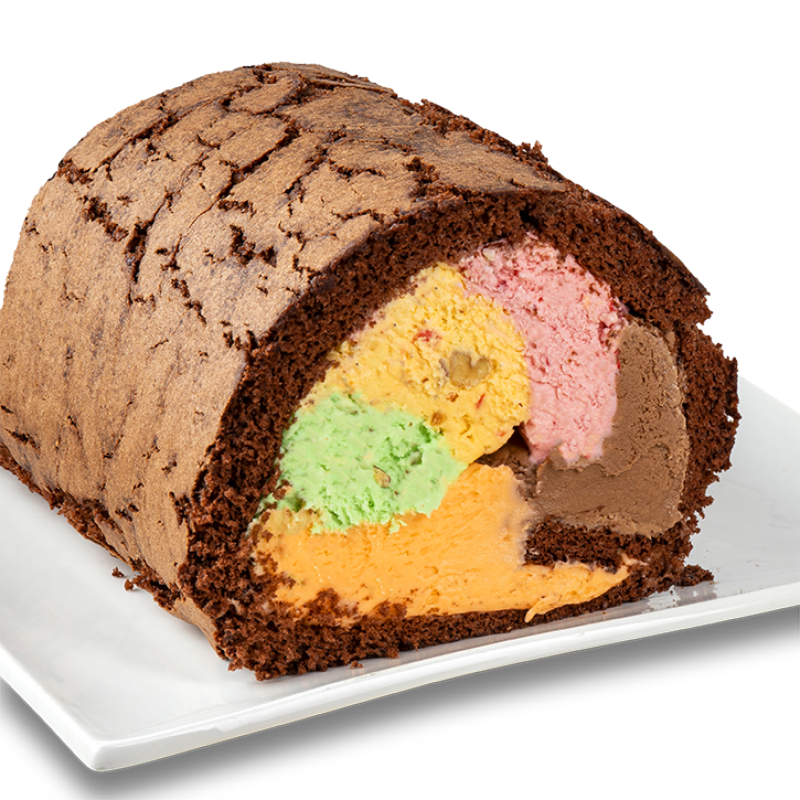 Order 6" Rainbow Cake Roll food online from The Original Rainbow Cone store, Chicago on bringmethat.com