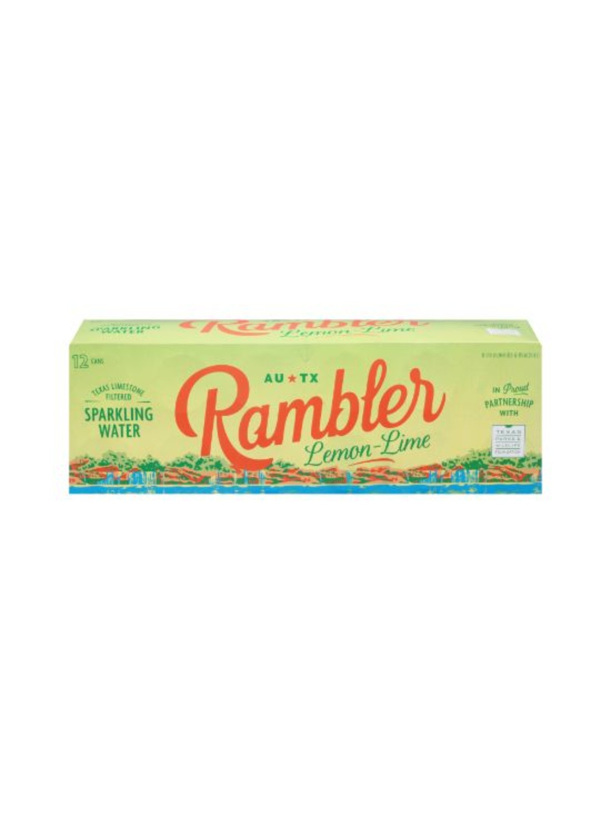 Order Rambler Lemon-Lime Sparkling Water (12.4 oz x 12-pack) food online from Stock-Up Mart store, Houston on bringmethat.com