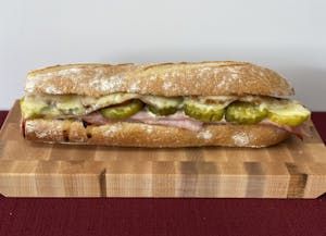 Order The Desi ( Fratelli  Cuban Sandwich) food online from Fratelli Market store, Stamford on bringmethat.com