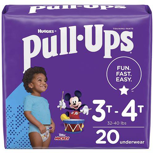 Order Huggies Pull-Ups Boys' Night-Time Potty Training Pants Size 5 3T - 4T - 20.0 ea food online from Walgreens store, CLEARWATER BEACH on bringmethat.com