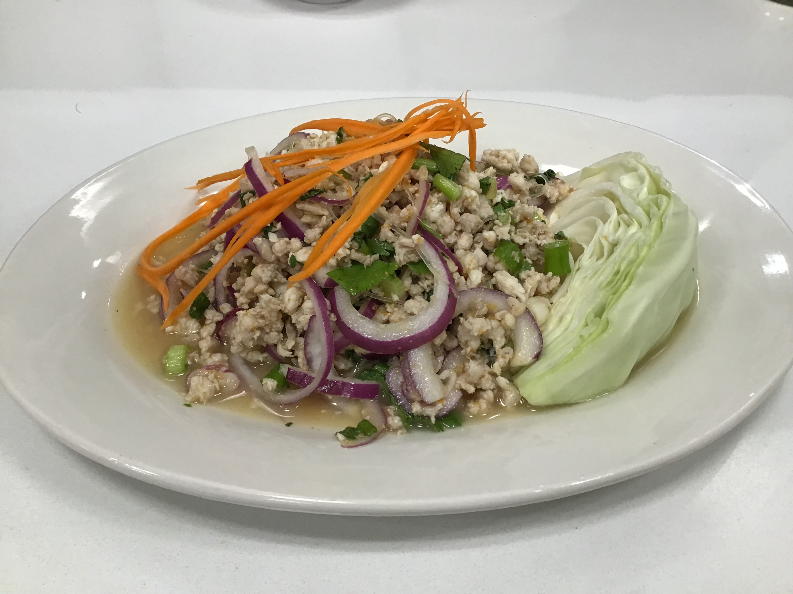 Order Larb Salad food online from Fortune House Thai store, Lake Balboa on bringmethat.com