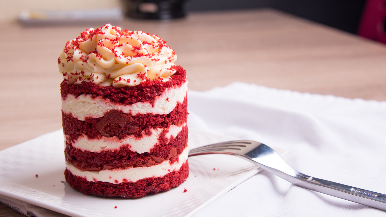 Order Red Velvet Mini Cake food online from Kingdom Bakery store, Katy on bringmethat.com