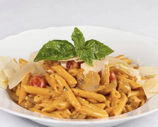 Order Penne Boscaiola food online from Carmine Italian Cuisine store, Cottonwood Heights on bringmethat.com
