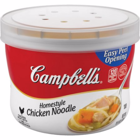 Order Campbell's Chicken Noodle Soup Cup 15.4oz food online from 7-Eleven store, Hutto on bringmethat.com