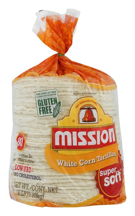 Order Mission · White Corn Tortillas (80 ct) food online from United Supermarkets store, Plainview on bringmethat.com