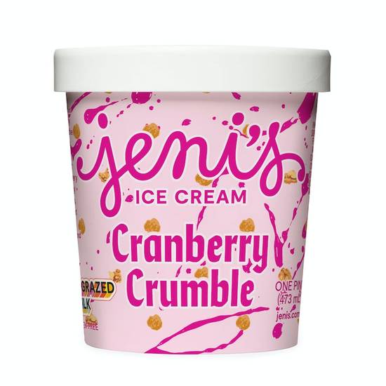 Order Cranberry Crumble Pint food online from Jeni's Ice Cream Bethesda store, Bethesda on bringmethat.com