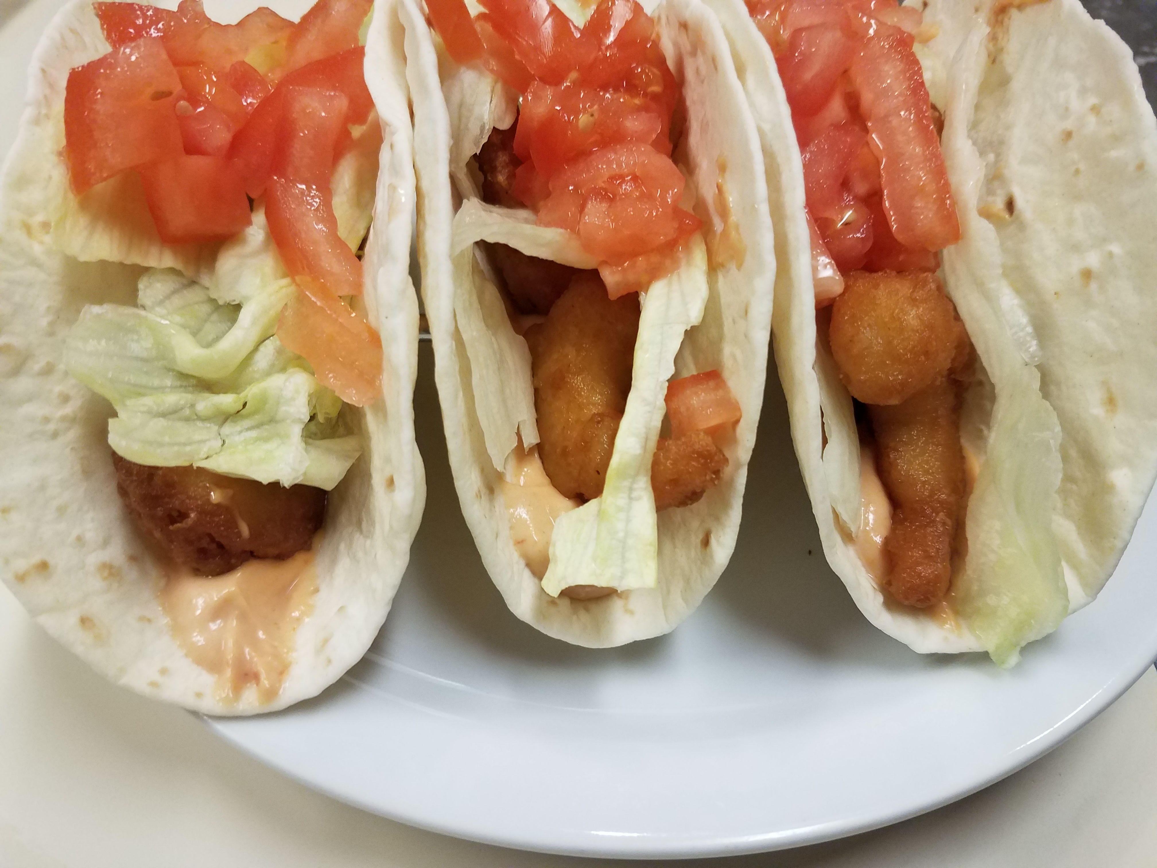 Order 3 Shrimp Tacos food online from Dan Dee Bar & Grill store, Binghamton on bringmethat.com