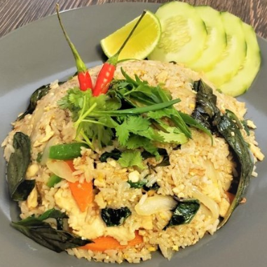 Order Basil Fried Rice food online from Up To Me Thai Kitchen store, Marlborough on bringmethat.com