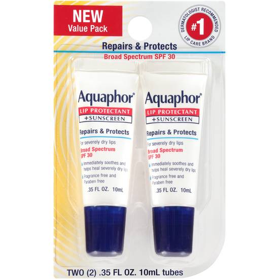 Order Aquaphor Lip Repair & Protect SPF 30 Dual Pack food online from CVS store, Janesville on bringmethat.com