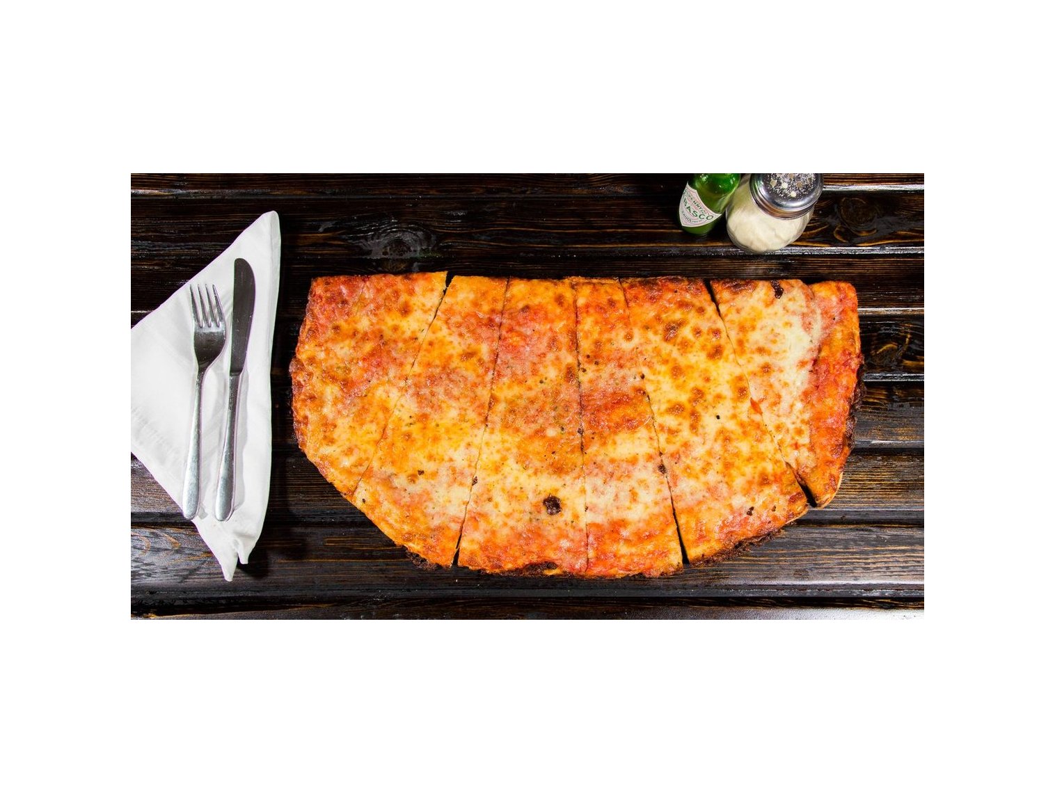 Order Cheese Pizza (Half) food online from Bocce Club Pizzeria store, Buffalo on bringmethat.com