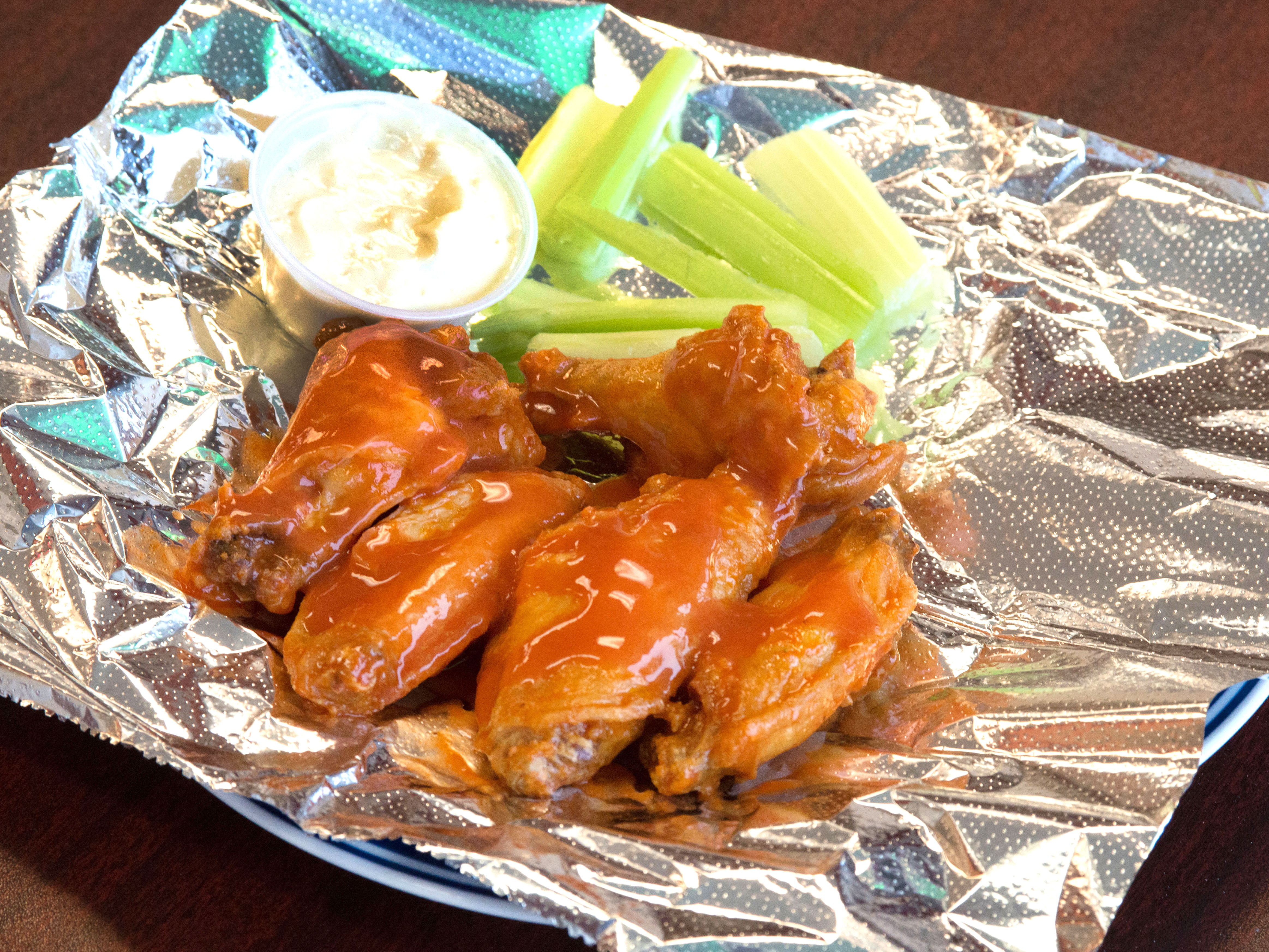 Order 10 Bone-In Buffalo Wings food online from Milano Pizza store, Albany on bringmethat.com