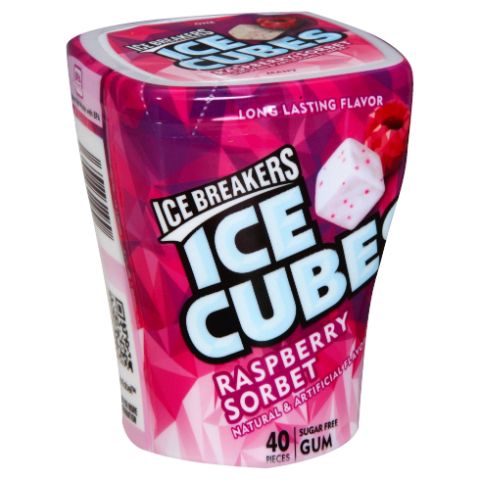 Order Ice Breakers Ice Cubes Raspberry Sorbet Sugar Free Gum 40 Count food online from 7-Eleven store, New Eagle on bringmethat.com