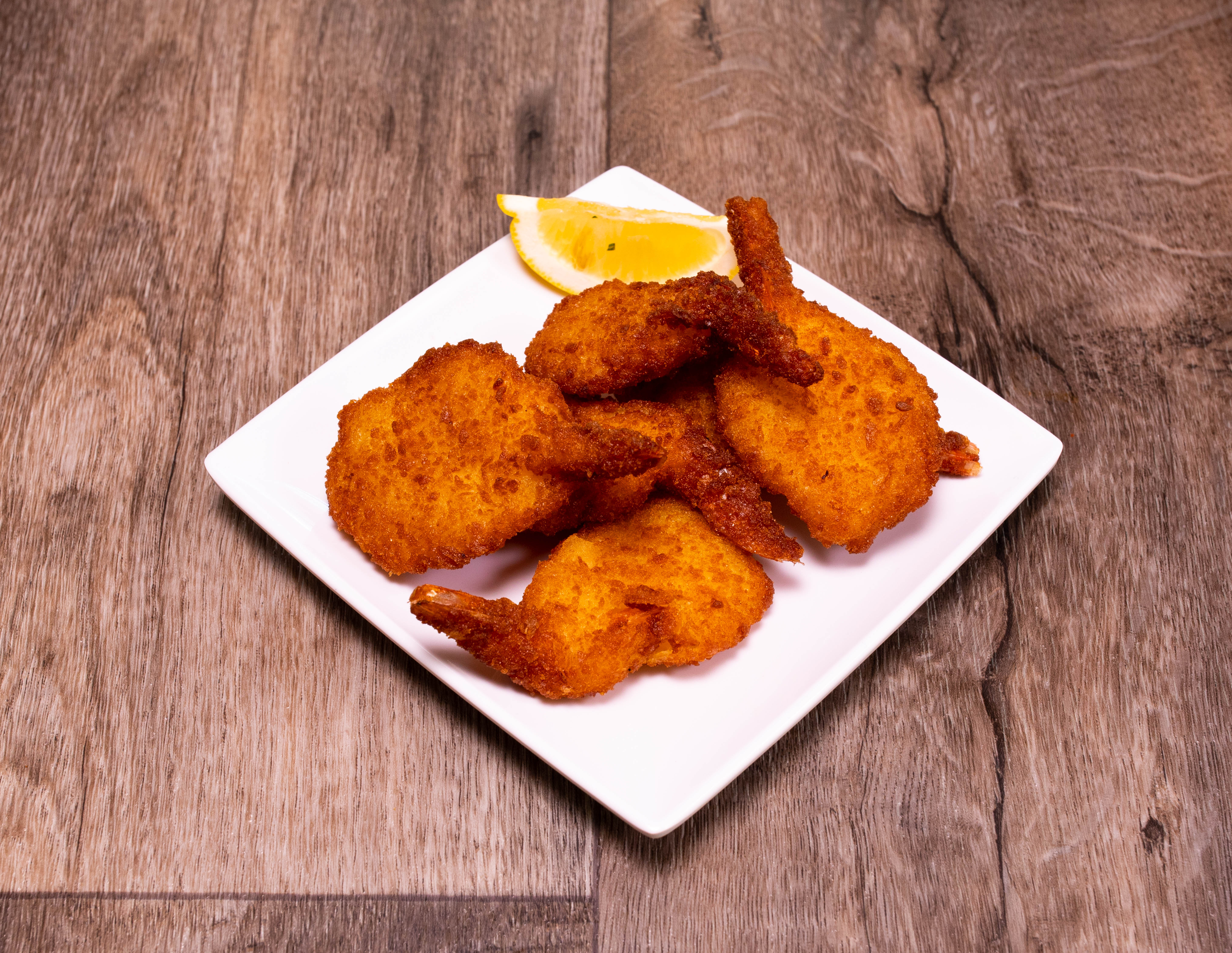 Order 6 Piece Buffalo Shrimp food online from E Wing House store, Mobile on bringmethat.com