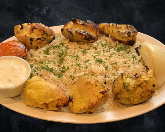Order Chicken Kabob food online from Haifa Grill store, Falls Church on bringmethat.com
