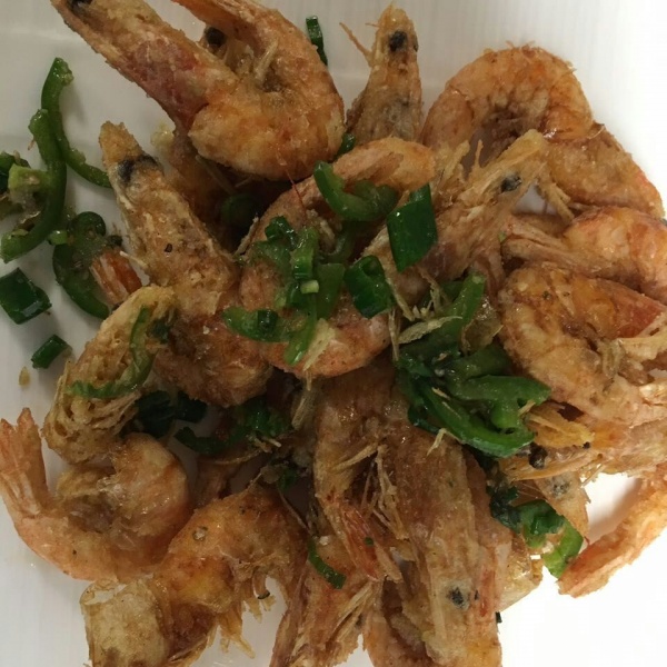 Order 10. Salt and Pepper Shrimp food online from Venus Cafe store, Covina on bringmethat.com