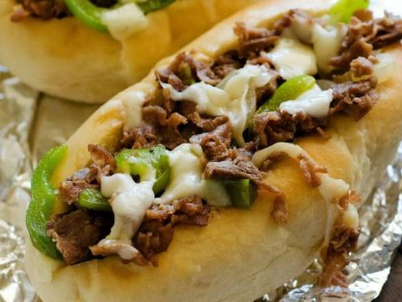 Order Philly Cheese Steak Submarine Sandwich food online from NY Pizza Baby - Apopka store, Apopka on bringmethat.com