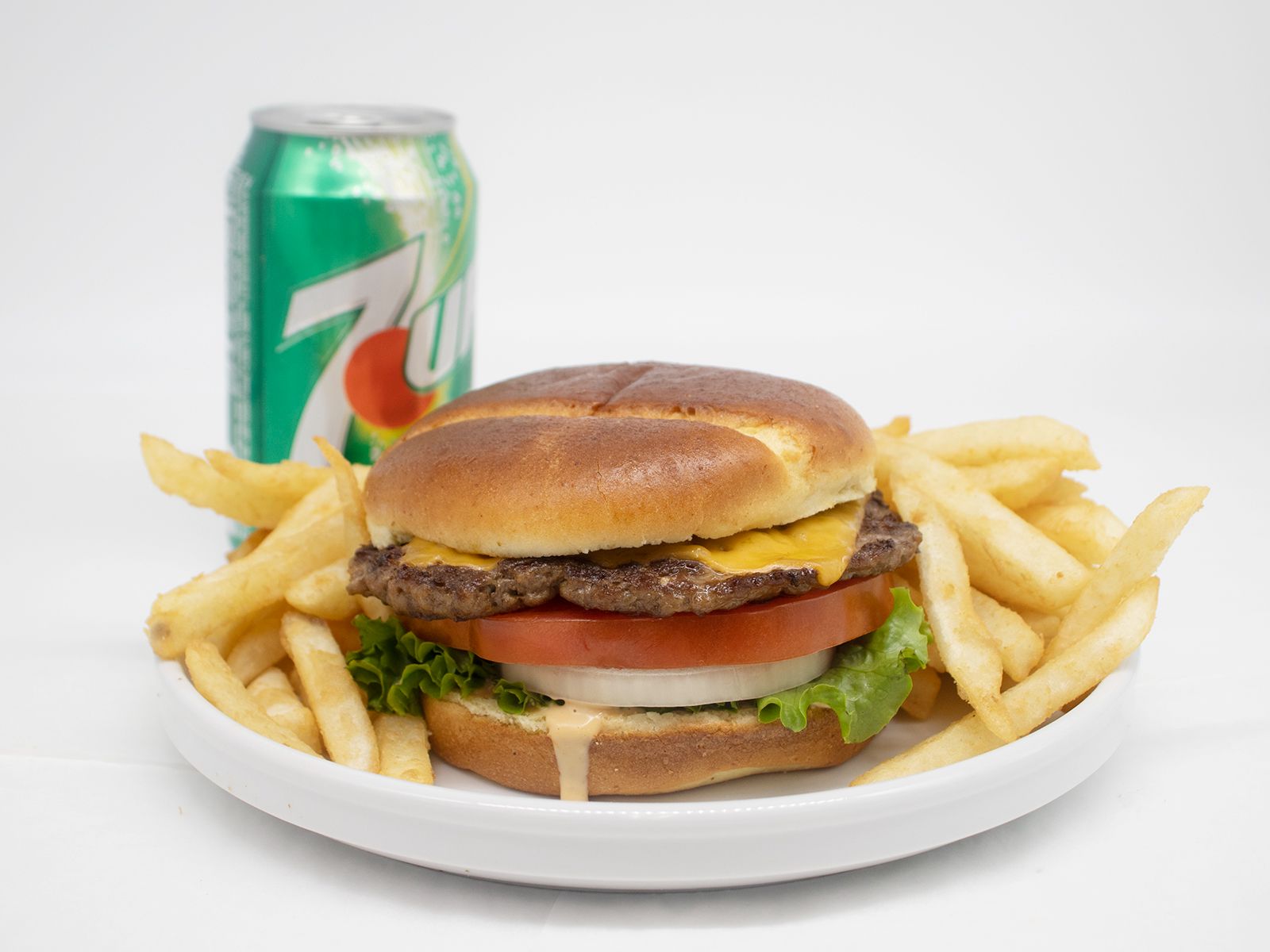 Order Cheeseburger COMBO food online from Seashell #6 store, Chicago on bringmethat.com