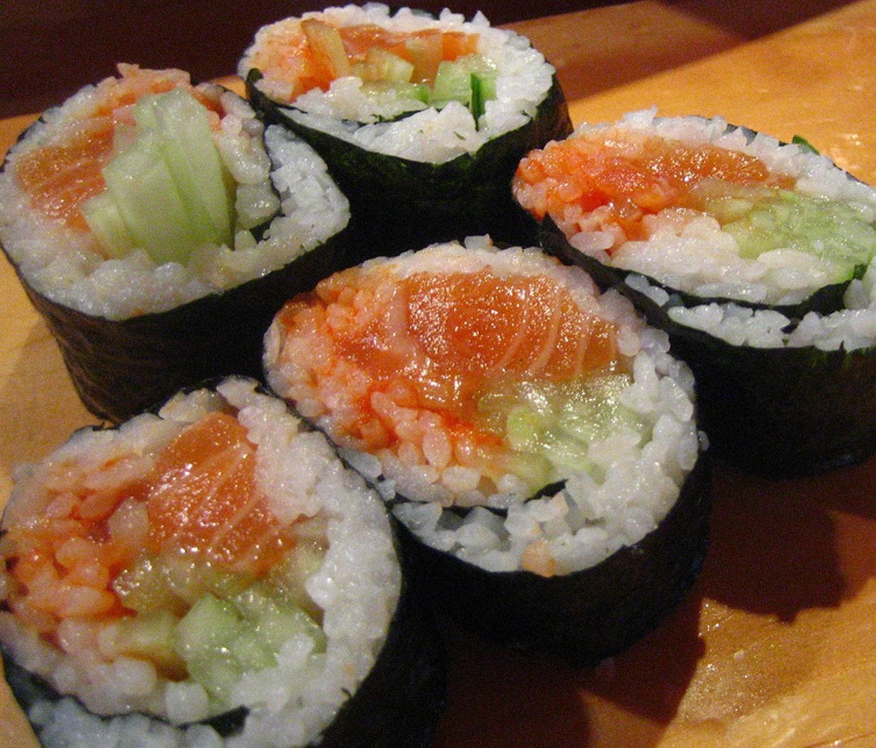 Order Spicy Salmon Roll food online from Bento Asian Bistro store, Indianapolis on bringmethat.com