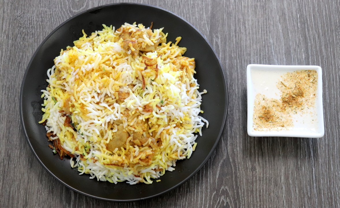 Order Biryani (2 Servings) food online from Fresh Curry Chefs store, Camarillo on bringmethat.com