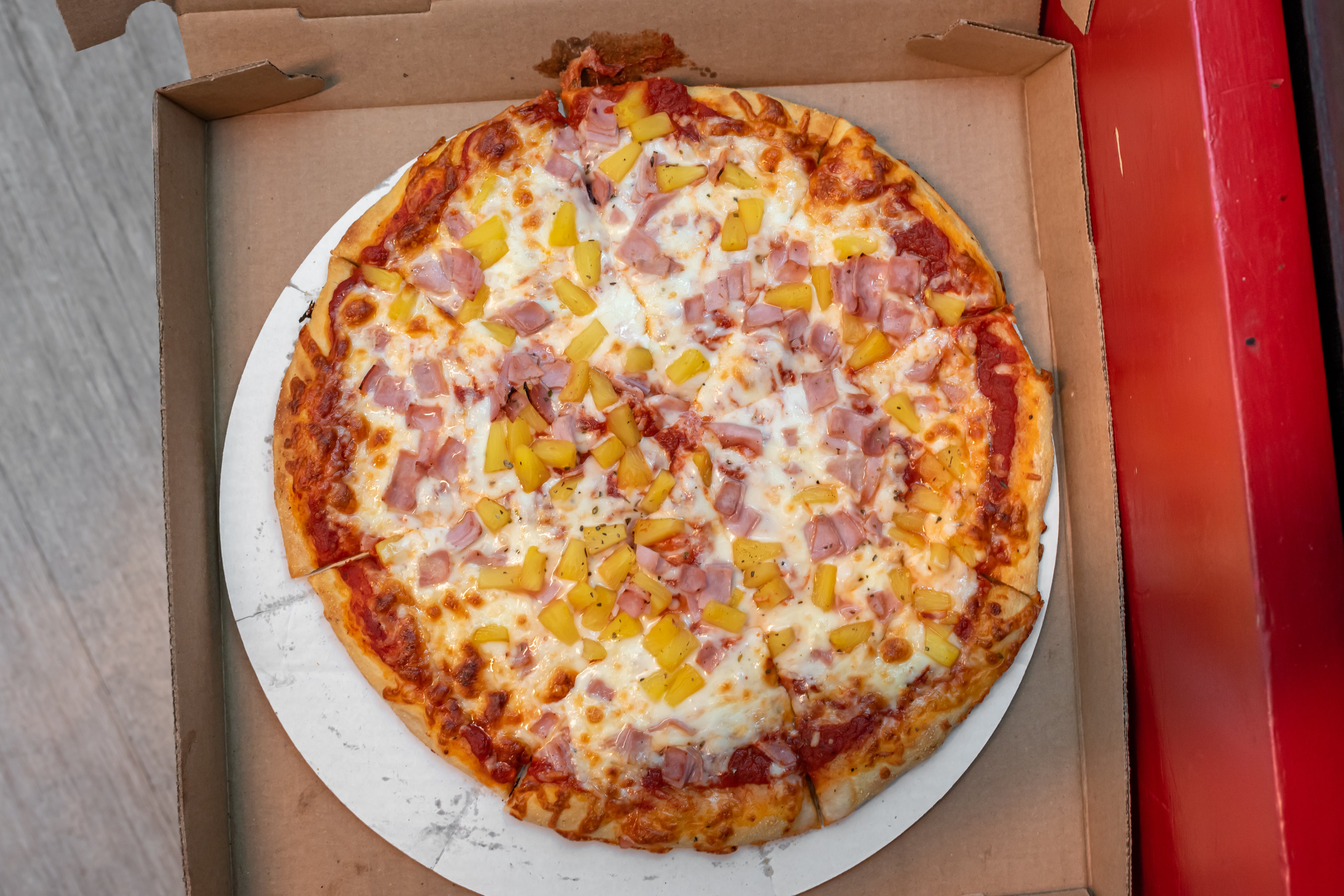 Order Hawaiian Pizza - Small food online from Jitto's Super Steak store, Portsmouth on bringmethat.com