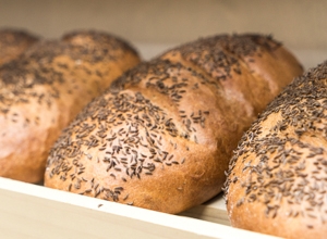 Order Seeded Rye Loaf food online from Bavarian Bakery & Deli store, Dover on bringmethat.com
