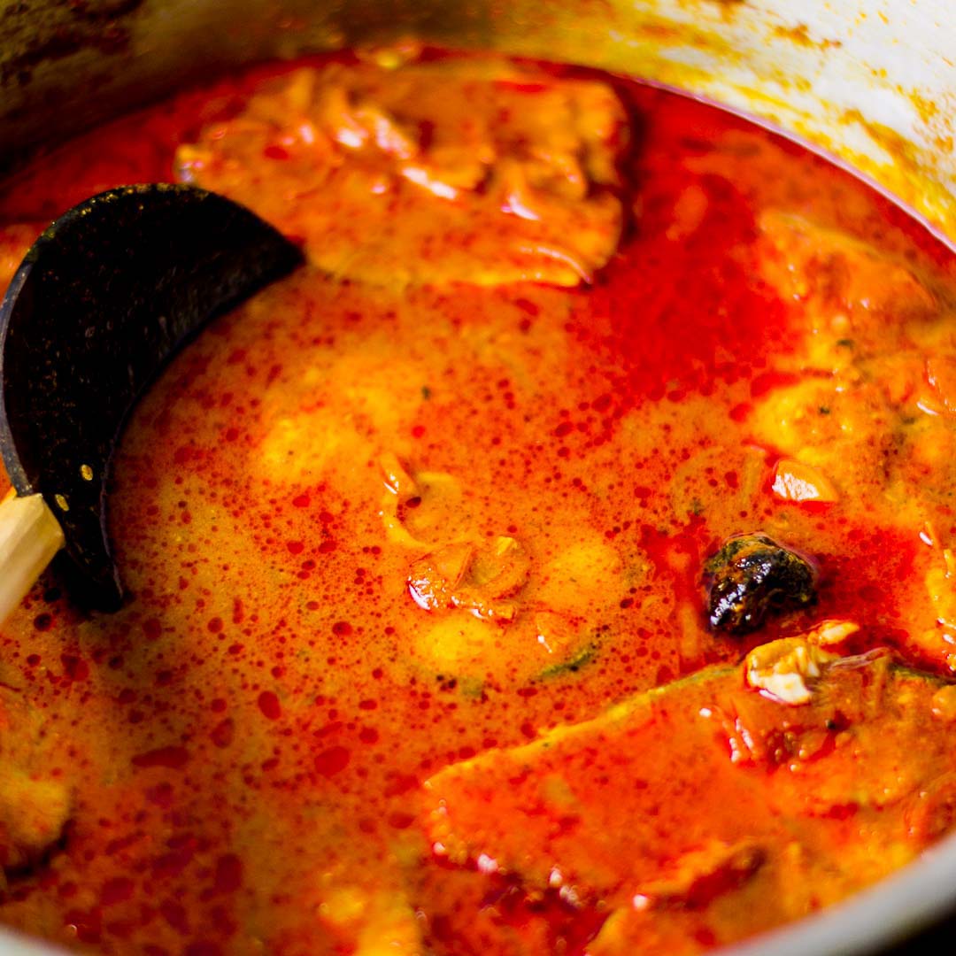 Order Goan Fish Curry with basmati rice food online from Great Himalayan Indian Cuisines store, Moore on bringmethat.com