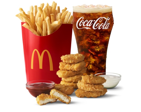 Order 10 Piece McNuggets Meal food online from Mcdonald store, Rochester on bringmethat.com