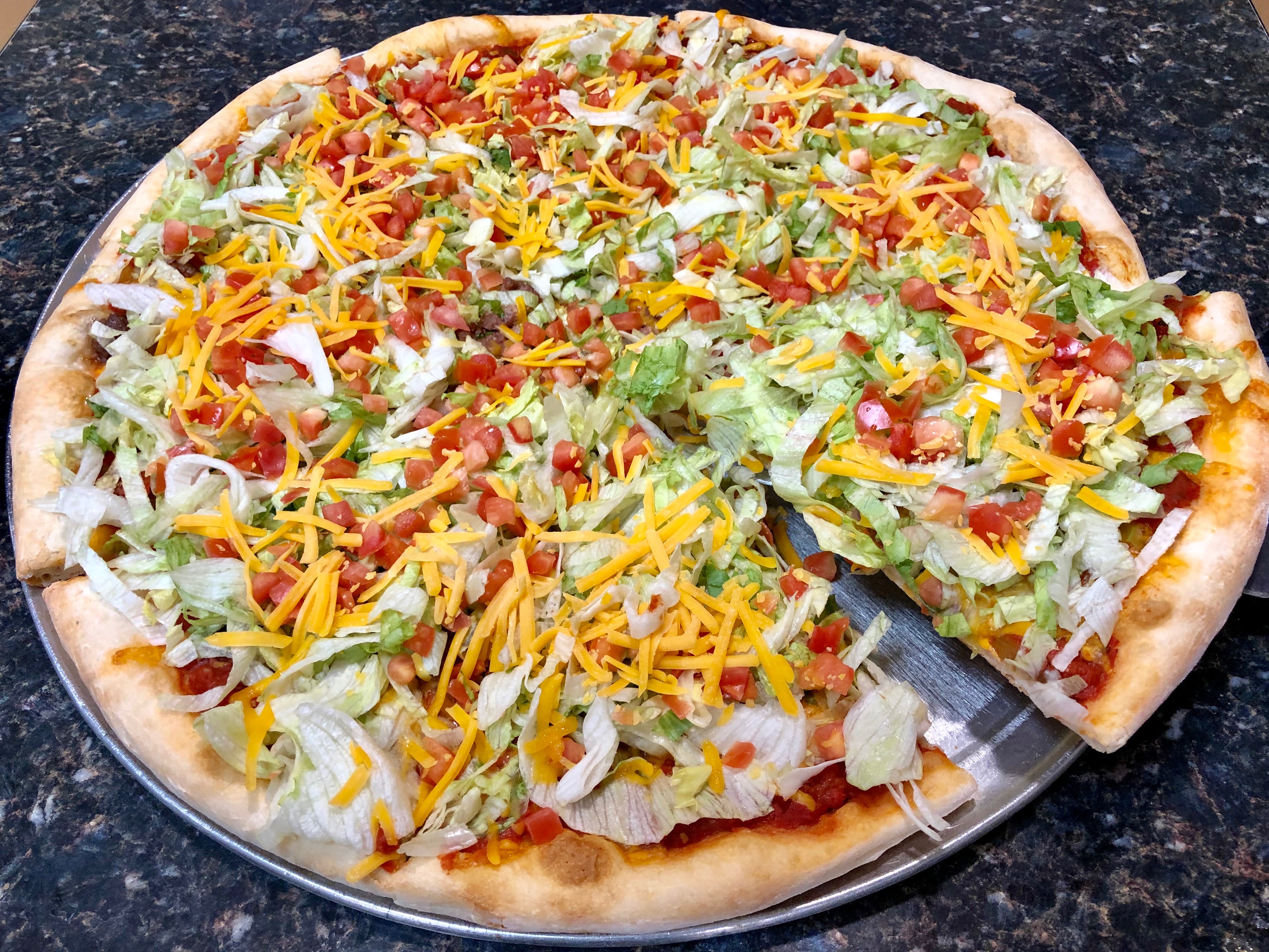 Order Taco Pizza food online from Kasa Pizza store, Cresco on bringmethat.com