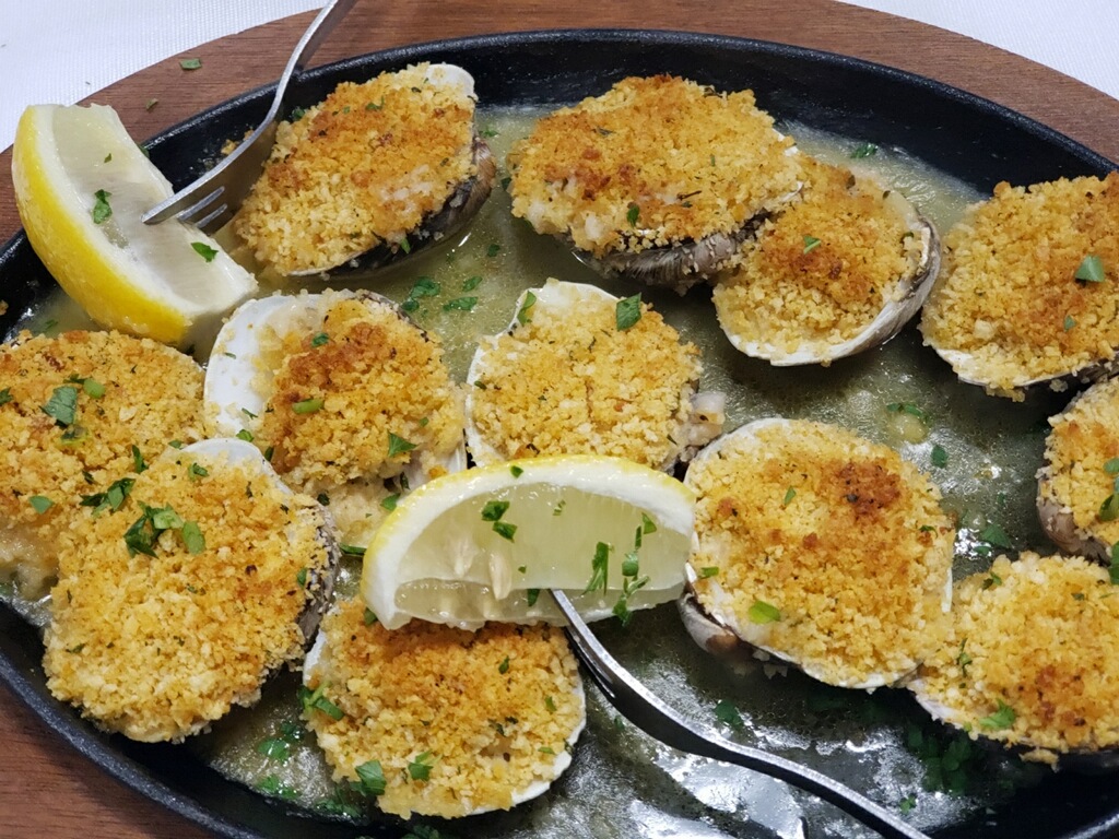 Order Clams Oreganata food online from Siena Cafe store, New York on bringmethat.com
